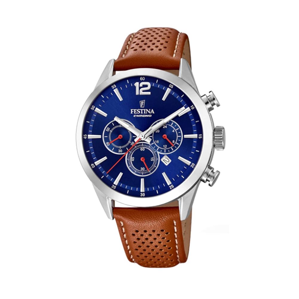 Reloj F20542/3 Festina Azul Oscuro Hombre Timeless Chronograph image number 0.0